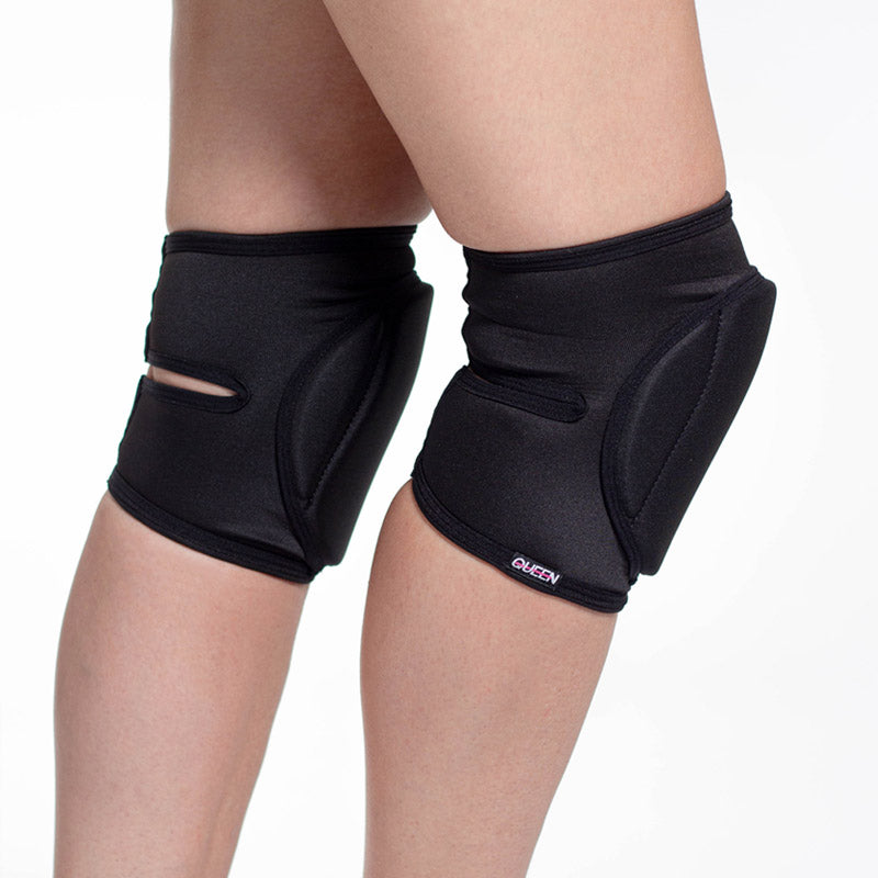 Sleek Black Classic Knee Pads