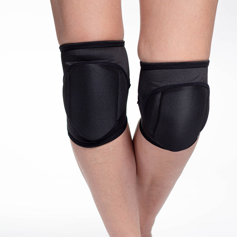 Sleek Black Classic Knee Pads