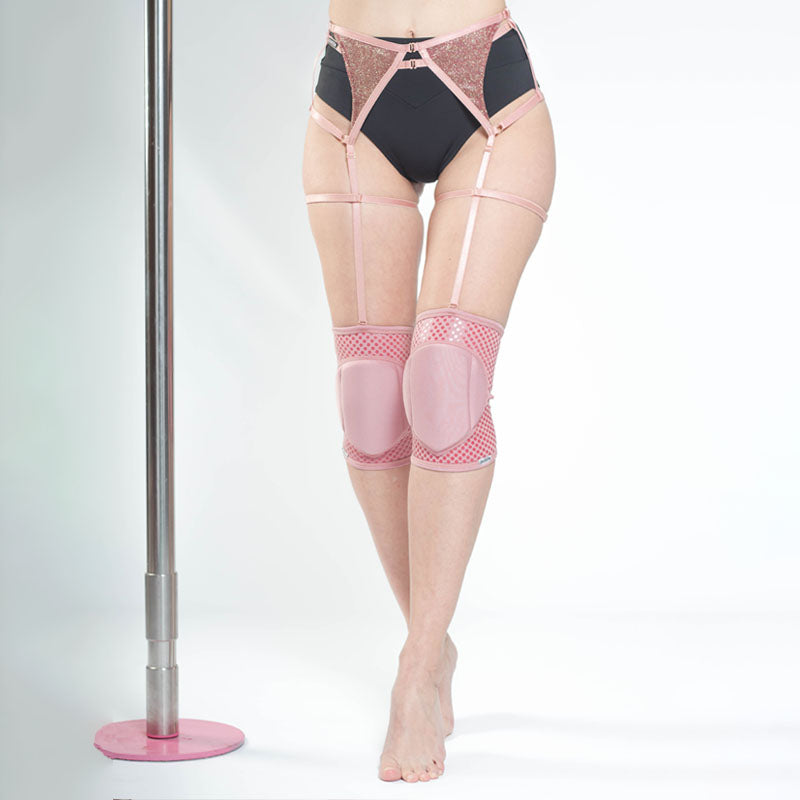 Dusty Rose Grippy Knee Pads