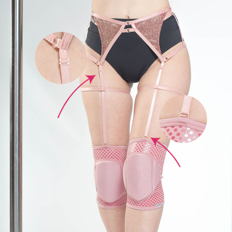 Dusty Rose Grippy Knee Pads