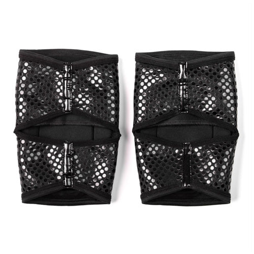 Sleek Black Grippy Knee Pads - XXL Only