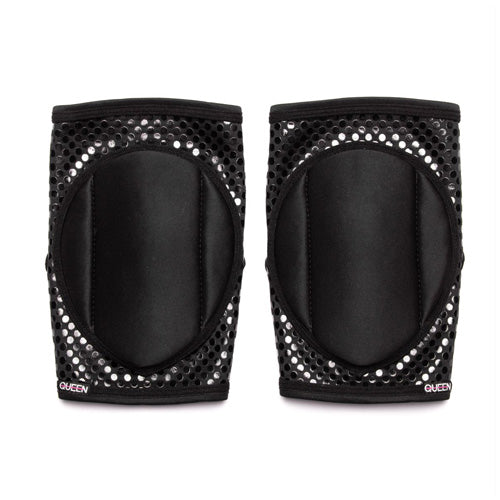 Sleek Black Grippy Knee Pads - XXL Only