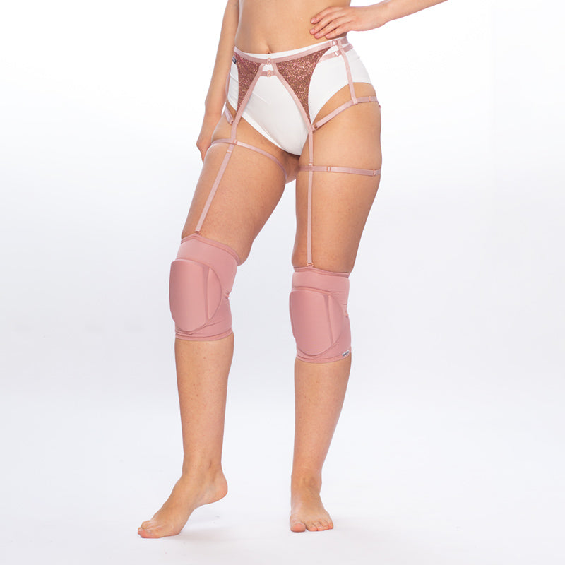 Rose Shine Garter Belt