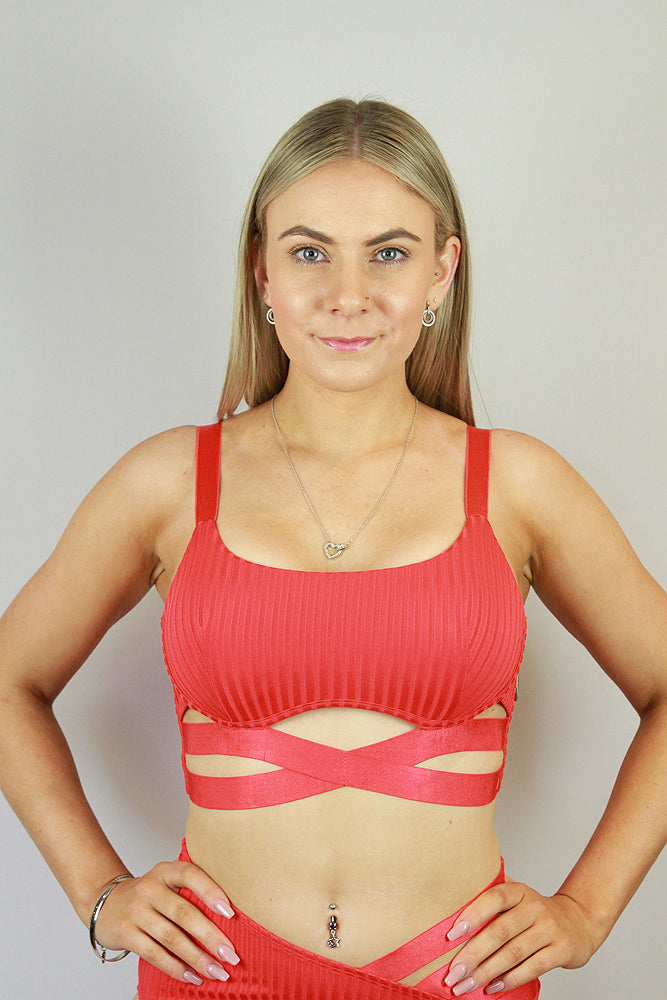 Crystal Strappy Bra - Small only