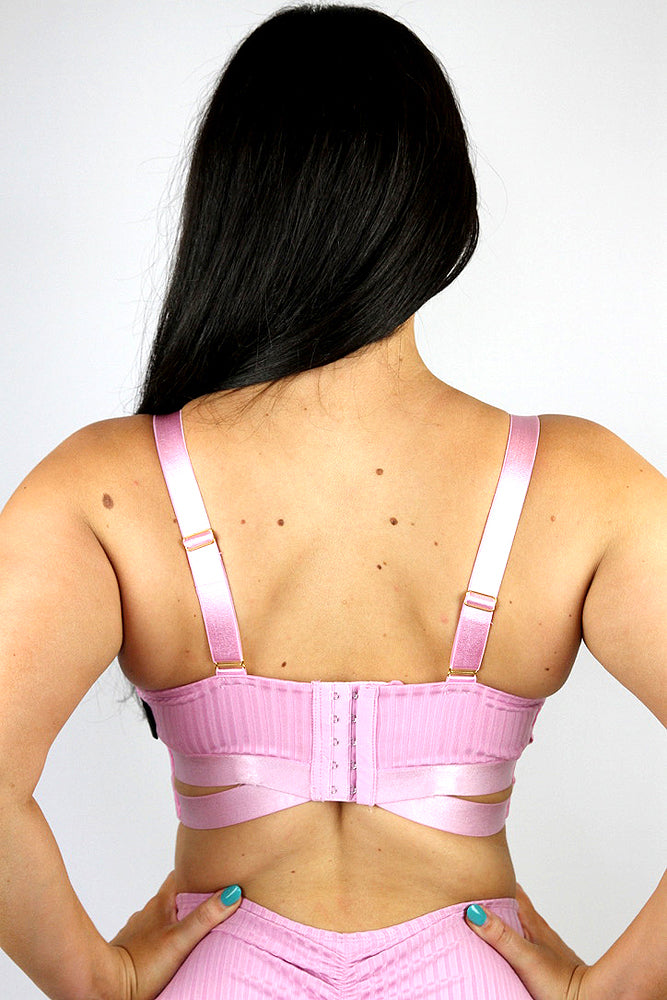 Crystal Strappy Bra - XL only