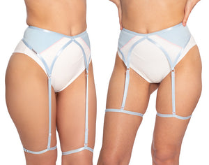 Sweet Blue Garter Belt